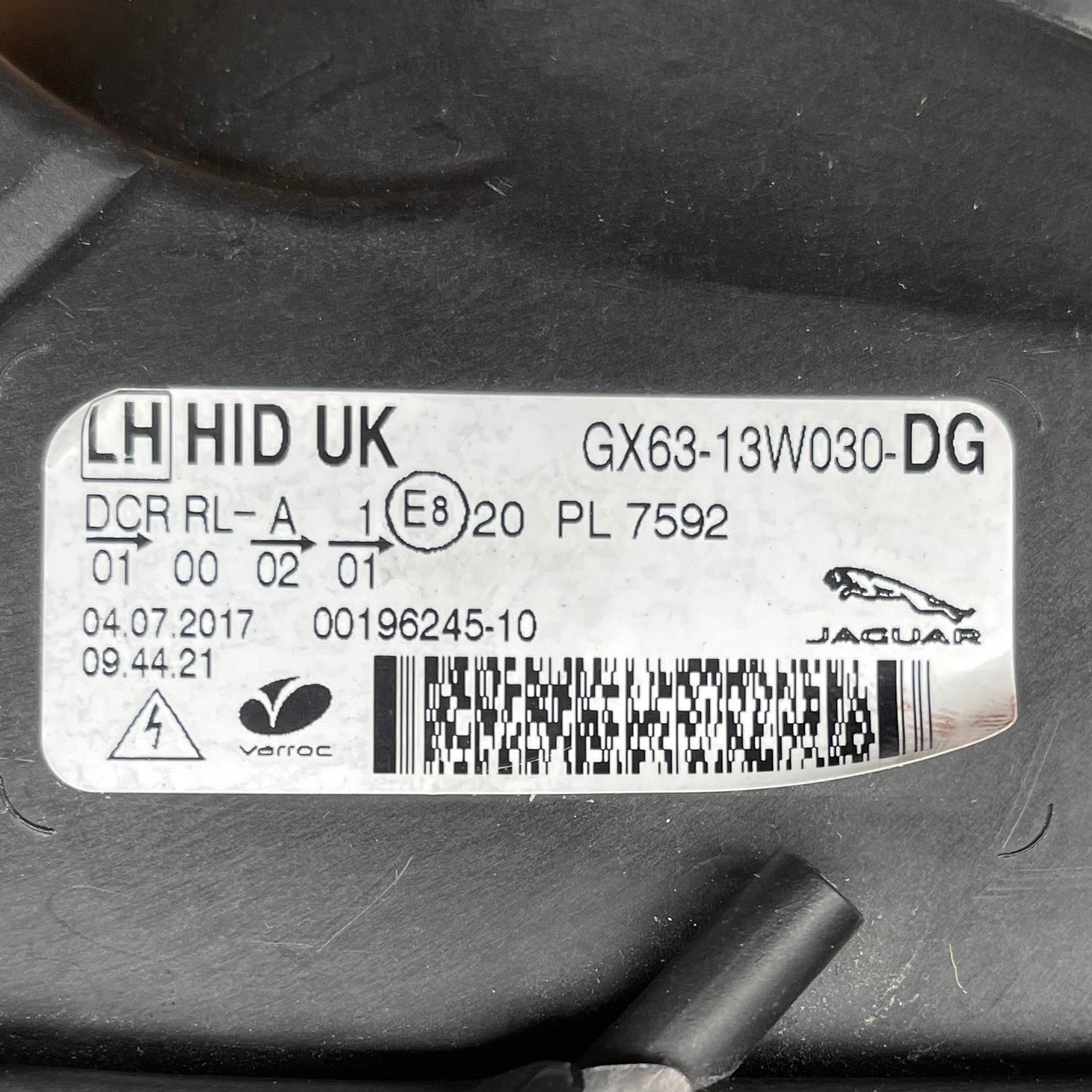 LH headlight Jaguar XF (2016 - 2020) GENUINE USED