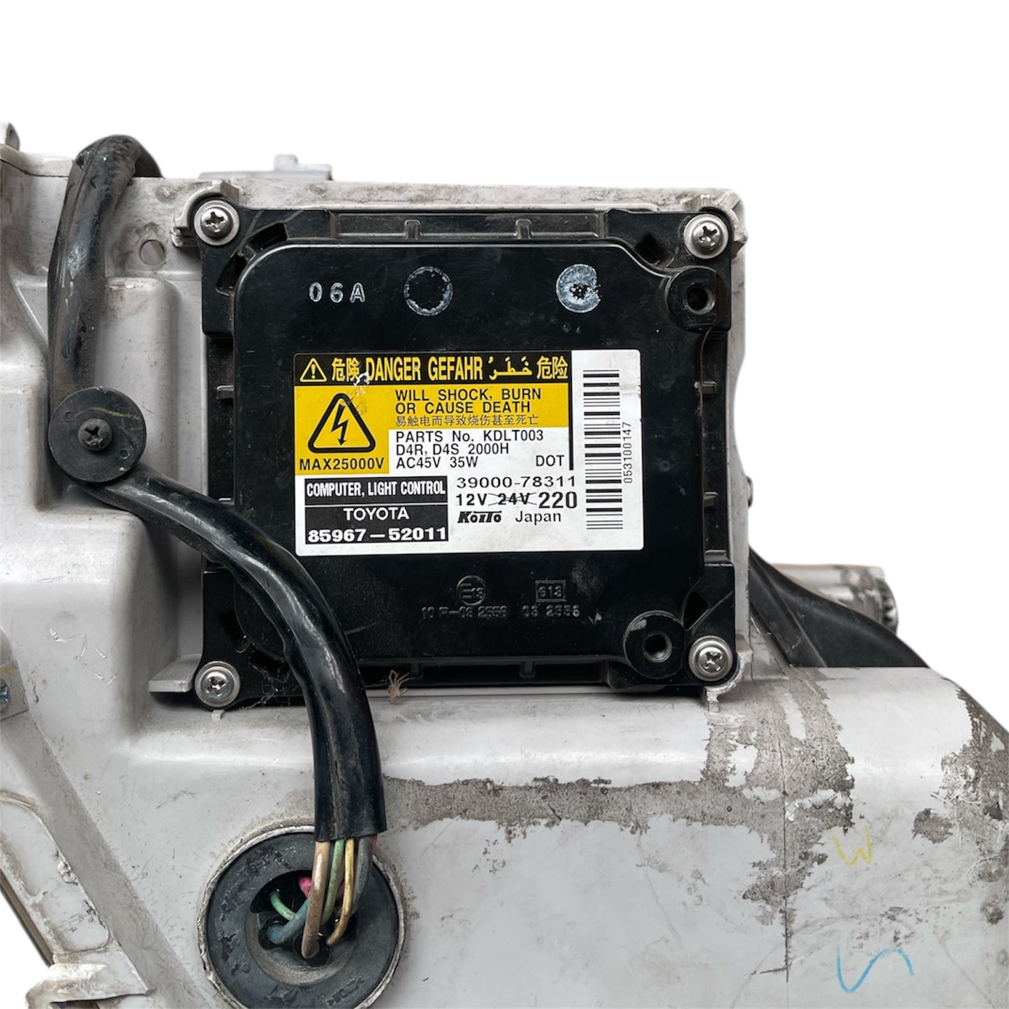 Toyota Aurion 2006 - 2009 GSV40R ATX RH headlight assembly