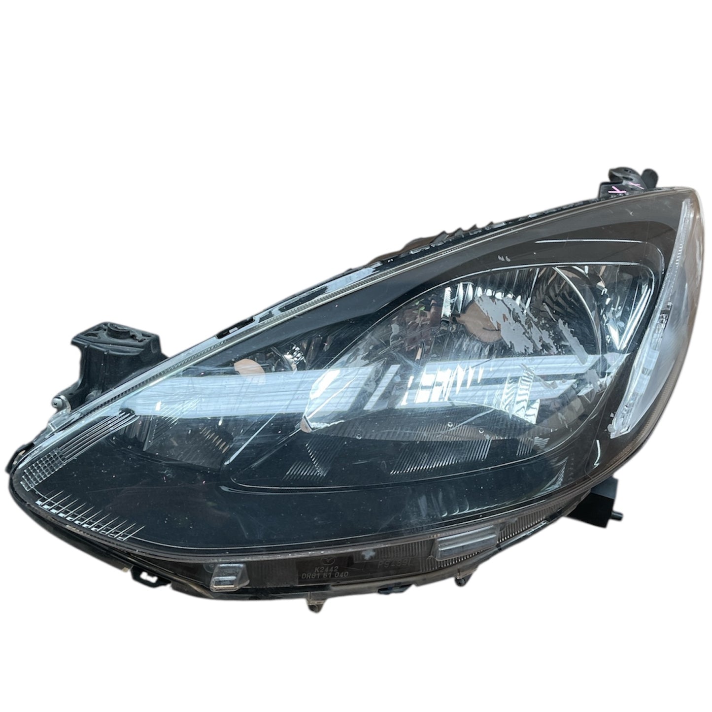 Mazda 2 2007 - 2013 LH head light assembly Genuine (Used)