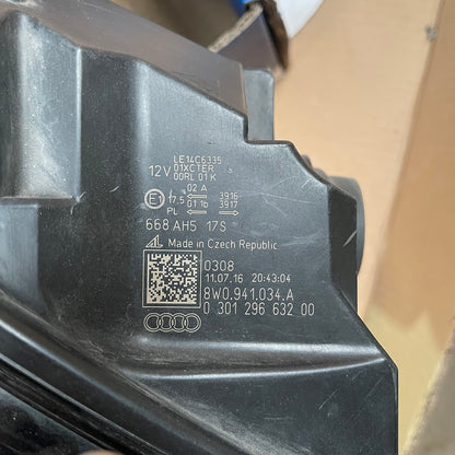 Audi A4 B9 2016 - 2019 RH headlight Genuine (USED)